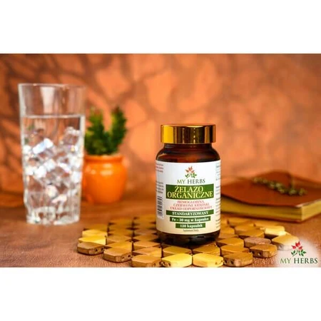 My Herbs Organic Iron, gélules, 120 pcs.