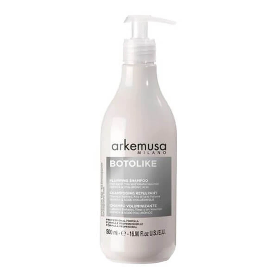 Arkemusa Milano Botolike Plumping, șampon pentru păr deteriorat, subțire și fără volum, 500 ml