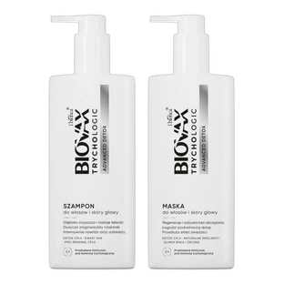 Biovax Trychologic Advanced Detox set, shampoo, 200 ml + mask, 200 ml
