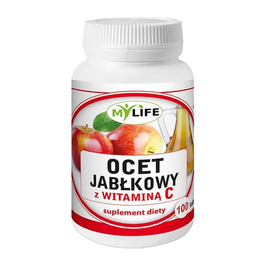 Vinagre de sidra de manzana con vitamina C, comprimidos, 100 uds.