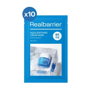 Real Barrier Aqua, beruhigende Gesichtsmaske, 10 x 30 ml