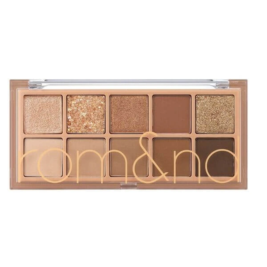 Rom&amp;nd Better Than Palette, paletă de farduri de ochi, 02 Mahogany Garden, 7.5 g