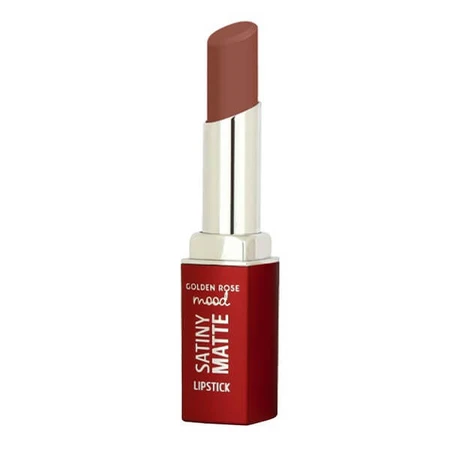 Golden Rose Mood Satiny Matte Lipstick, rossetto opaco, 02, 3,5 g