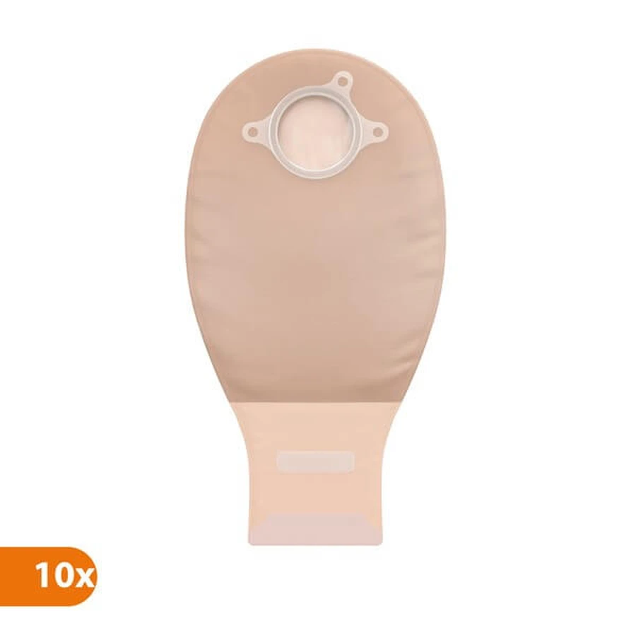 Natura+, stomazakje met filter, 38 mm, beige, 10 stuks.