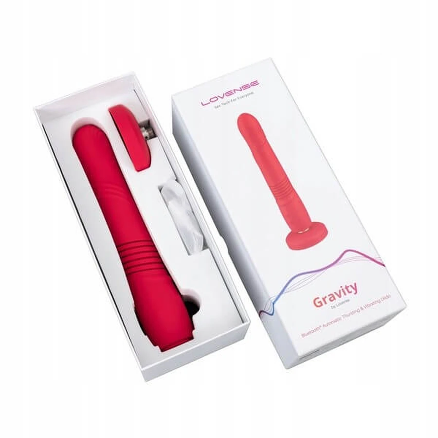Lovense Gravity, pulsador vibratorio controlado por app, 1 ud.