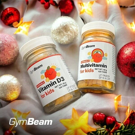 GymBeam Multivitamin for children sucking, tablets, 120 pcs.