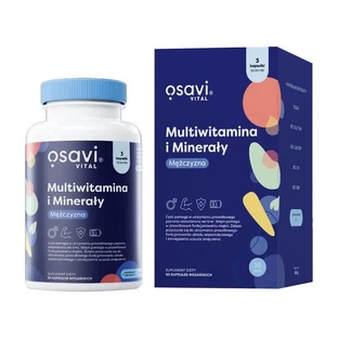 Osavi Multivitamine și Minerale Masculin, capsule tari, 90 buc.