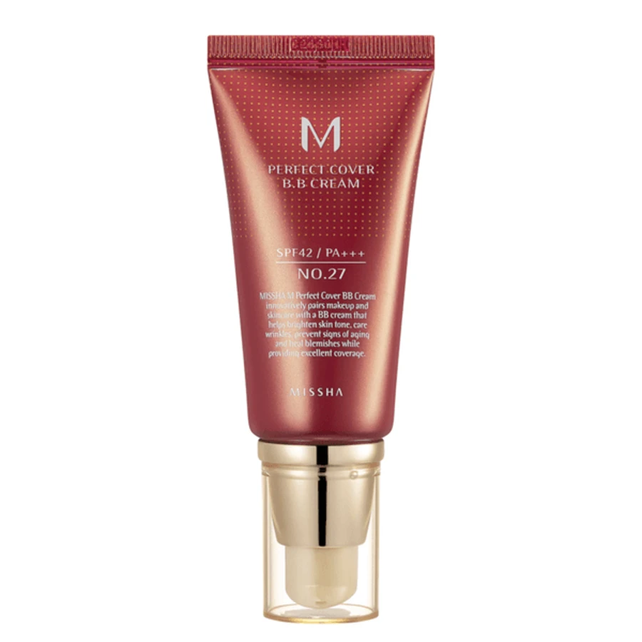 Missha M Perfect Cover BB Cream SPF42 PA+++, krem BB, No. 27 Honey Beige, 50 ml: ceny i cechy
