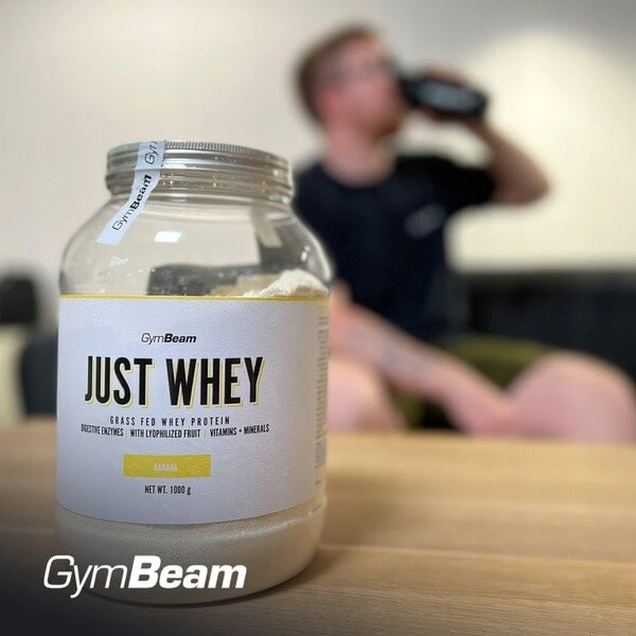 GymBeam Just Whey Protein Salted Caramel, proszek, smak słony karmel, 2000 g: ceny i cechy