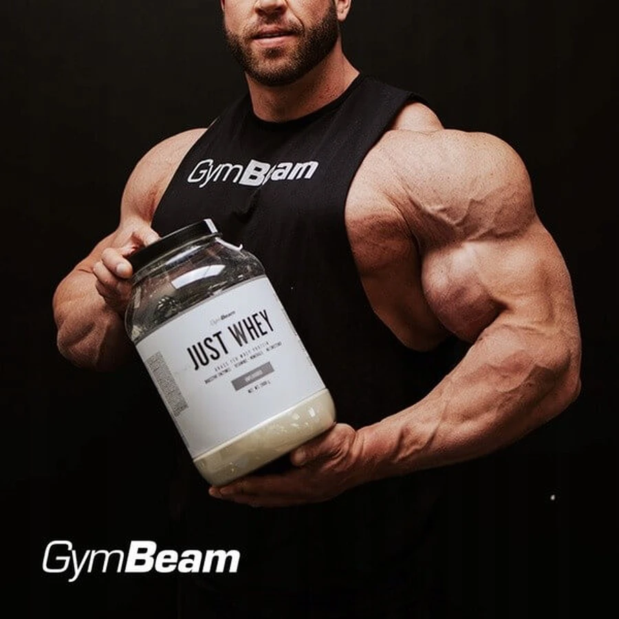 GymBeam Just Whey Protein Salted Caramel, proszek, smak słony karmel, 2000 g: ceny i cechy