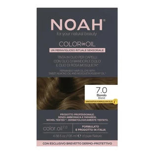 NOAH Color in Oil, tintura per capelli, 7.0 Blonde, 135 ml