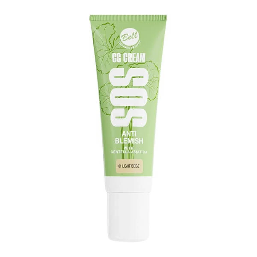 Bell SOS CC Cream, CC crème, 01 Licht Beige, 20 g