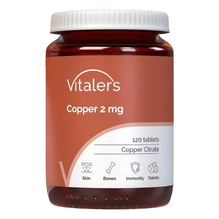 Vitalers Kupfer 2 mg, Tabletten, 120 Stück.