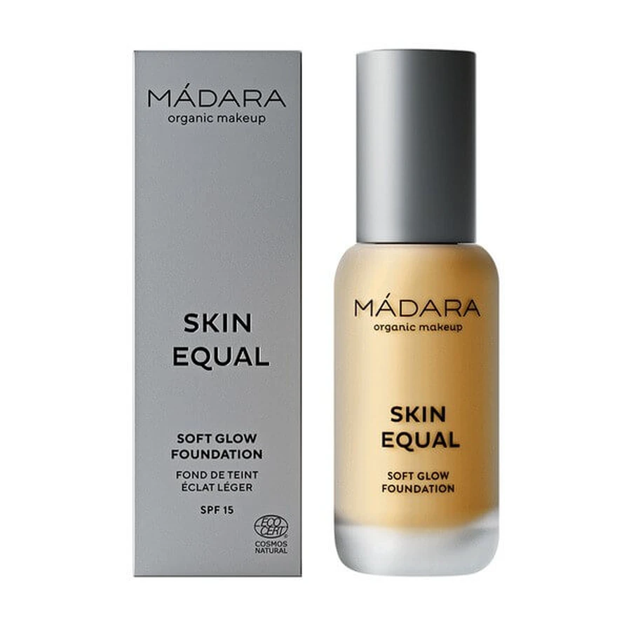 Madara Skin Equal, Fond de ten Soft Glow SPF15, fond de ten, Olive 60, 30 ml