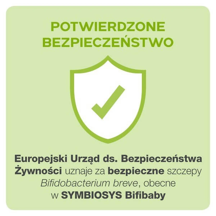 Set Symbiosys Bifibaby, druppels, 8 ml + Symbiosys Alflorex, probioticum, capsules, 30 stuks.
