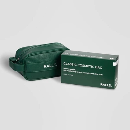Ralls Gift Pack, sac cosmétique + baume après-rasage rafraîchissant, 1 pc.