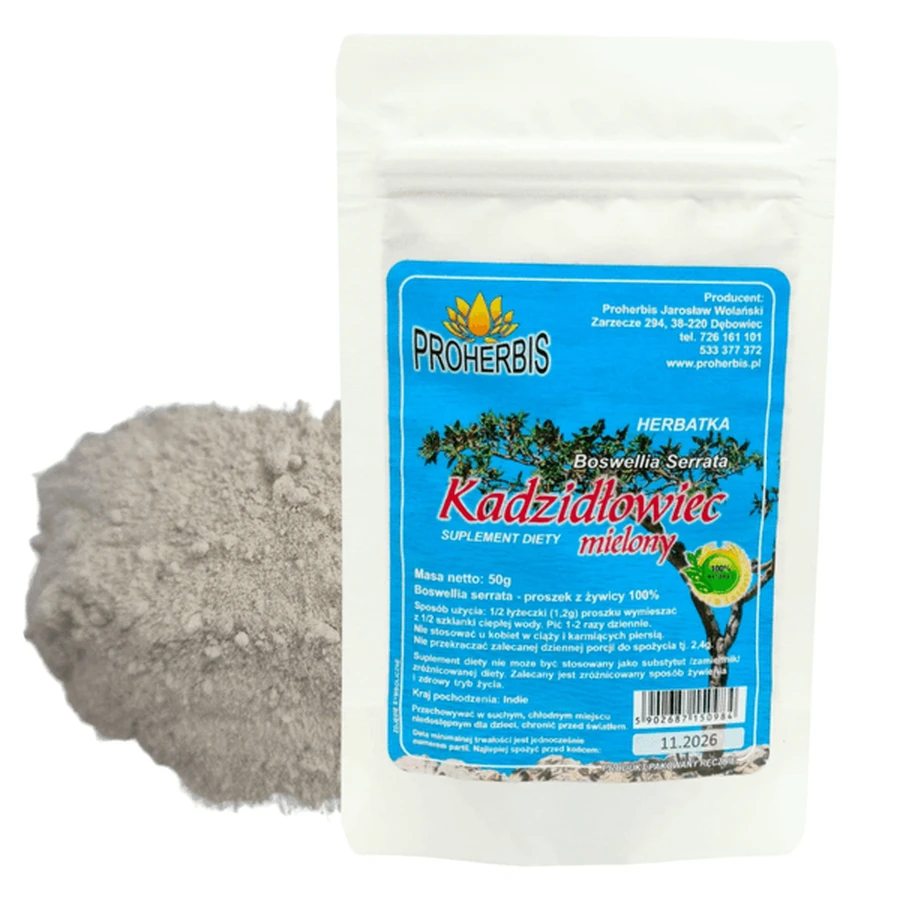 Proherbis Kadzidłowiec, herbatka ziołowa, 50 g: ceny i cechy