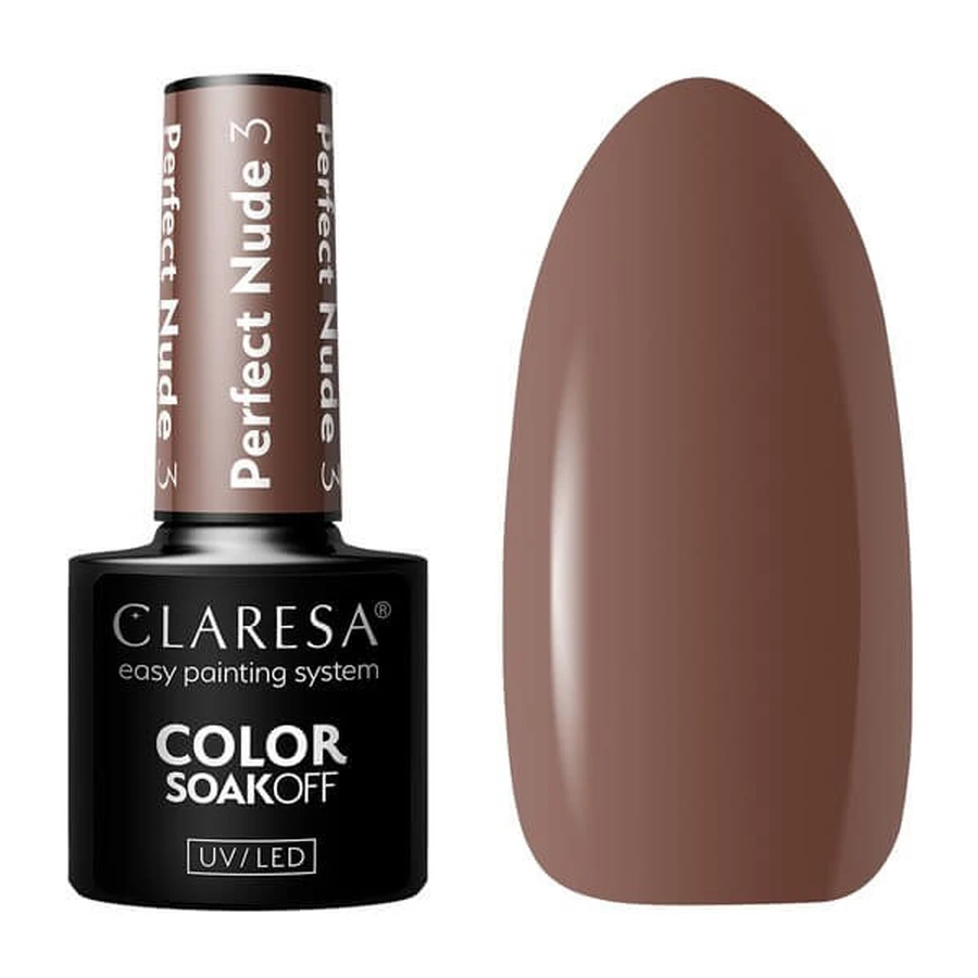 Claresa, vernis hybride, Perfect Nude 3, 5 g