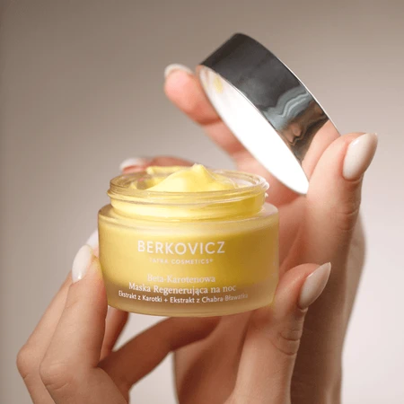 Berkovicz, mască de noapte regenerantă cu beta-caroten, 50 ml