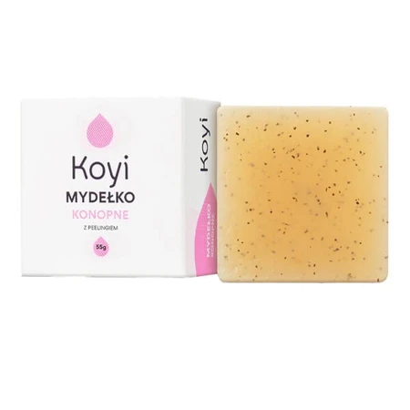 Koyi, sapone di canapa con scrub, 55 g