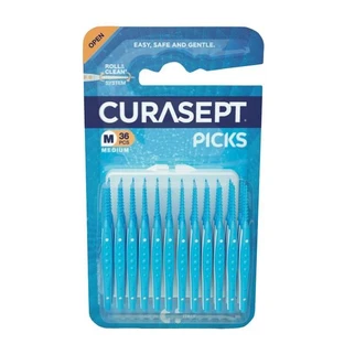 Curasept Picks Medium, cure-dents en silicone, 36 pcs.