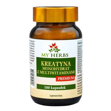 Bio Herbs Creatine monohydrate with multivitamins, capsules, 100 pcs.