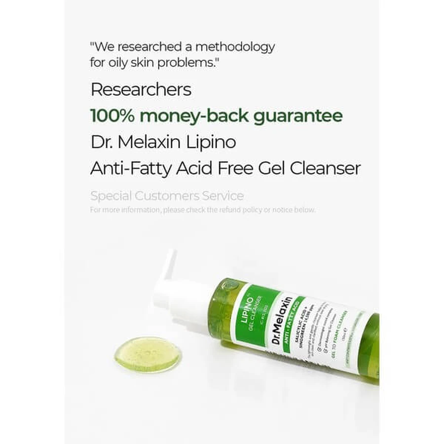 Dr.Melaxin Lipino Gel Cleanser, gel de curățare antiacid, 150 ml
