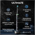 Oral-B iO 10, periuță de dinți electrică, Cosmic Black, 1 buc.
