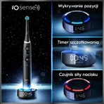 Oral-B iO 10, periuță de dinți electrică, Cosmic Black, 1 buc.