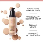 Bourjois 1, 2, 3 Perfect, gezichtsprimer met medium dekking, 51 Lichte vanille, 30 ml