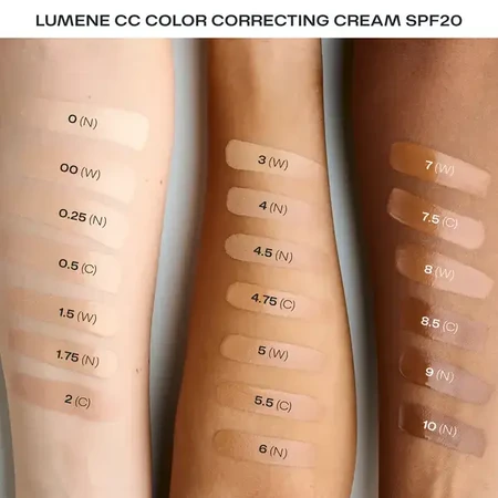 Lumene CC Color Correcting Cream, correcting CC cream SPF 20, 1.75 (N), 30 ml.