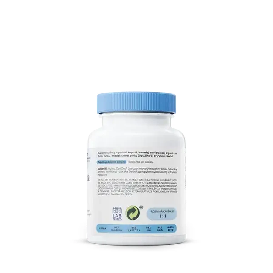 Osavi Zink + Koper, 15 mg + 1 mg, harde capsules, 60 st.