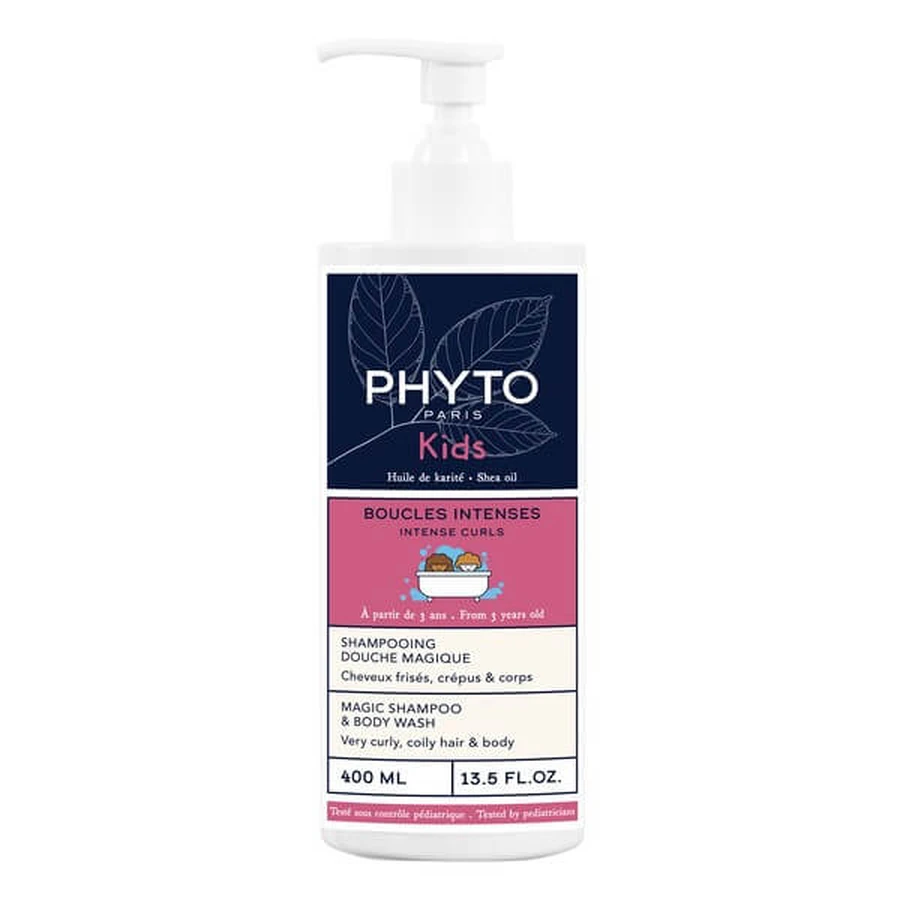 Phyto Curls, șampon magic și spălare pentru corp, 400 ml