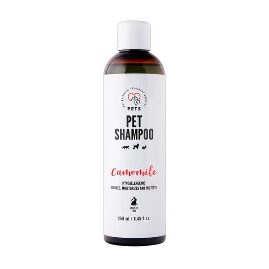 PETS Șampon pentru animale de companie cu mușețel - Șampon cu mușețel, 250 ml