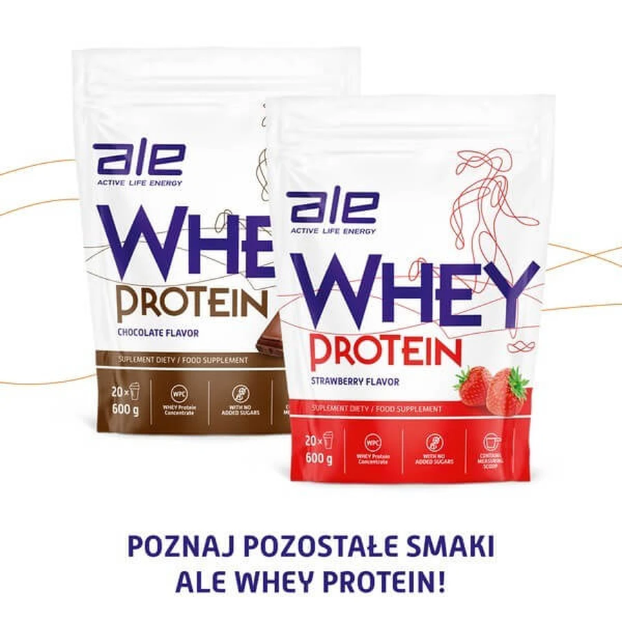 Lote de 3x ALE Whey Protein Sabor Vainilla