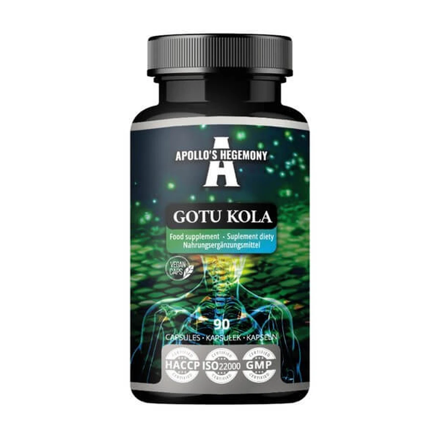 Apollo's Hegemony Gotu Kola, kapsułki, 90 szt.: ceny i cechy