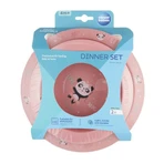 Canpol baby's, set schaaltjes 2 elementen, EXOTISCHE DIEREN, roze, 1 stuk.