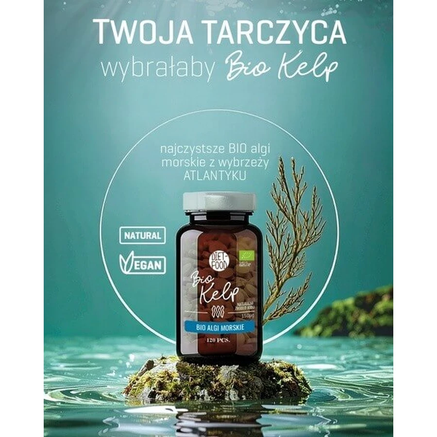Dieetvoeding, Bio Kelp, tabletten, 120 st.