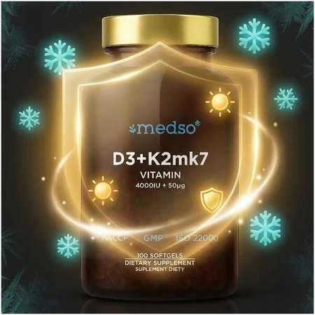 Medso D3 + K2 MK7, soft capsules, 100 pcs.
