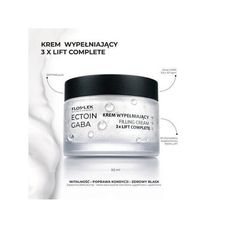 Flos-Lek Biotech Concept Ectoin Gaba, vulcrème, 50 ml