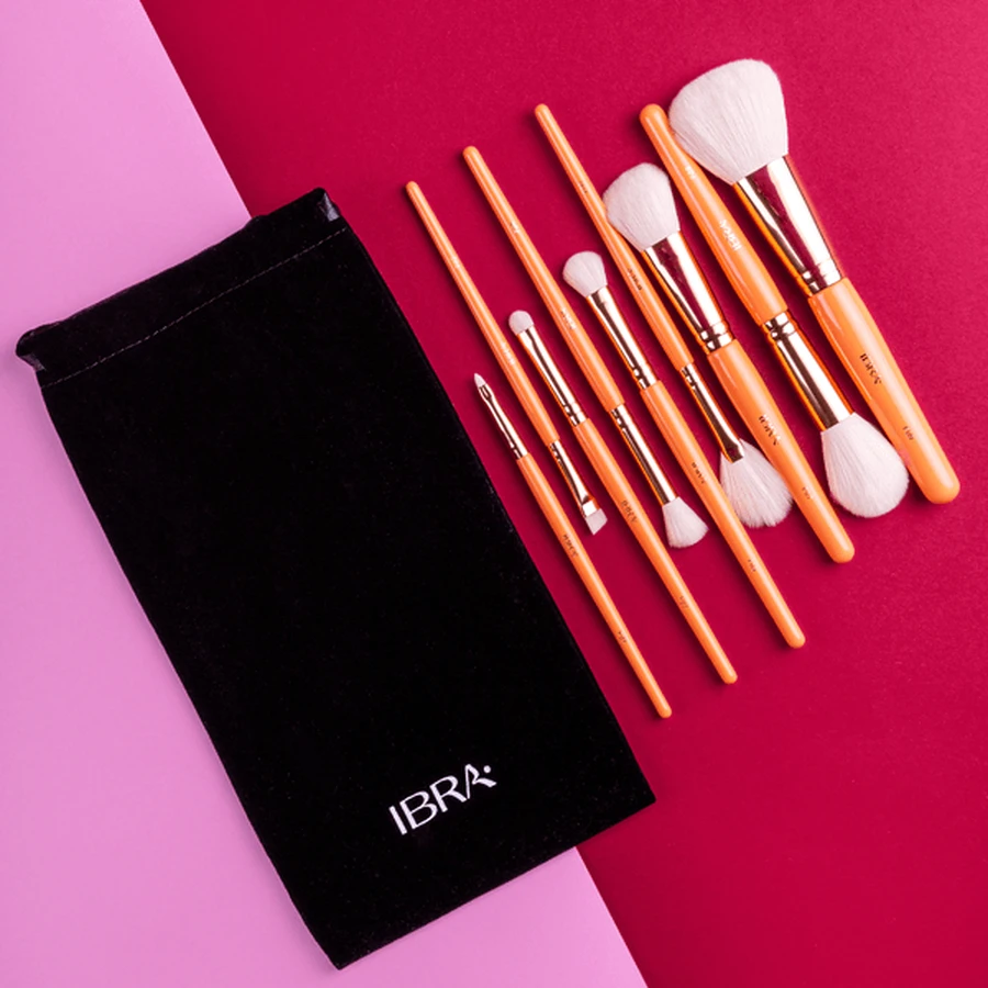 IBRA Makeup Fresh, professionele kwastenset, 9 stuks.