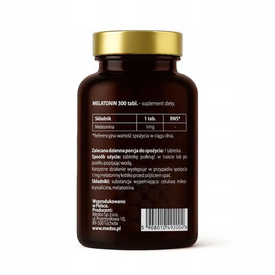 Medso Melatonin, Tabletten, 300 Stück.