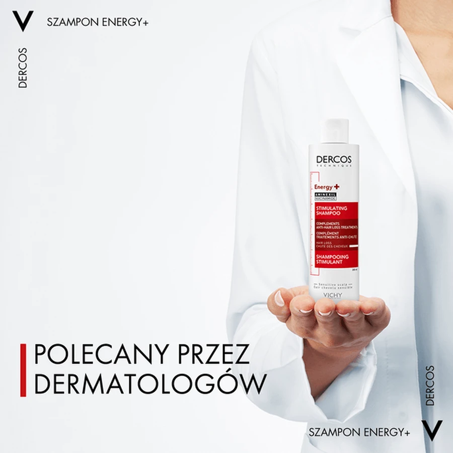 Kit Dercos Energy+, Șampon de întărire, 400 ml + pachet de reumplere, 400 ml