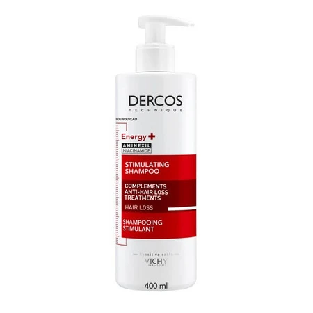 Kit Dercos Energy+, Șampon de întărire, 400 ml + pachet de reumplere, 400 ml