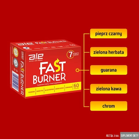 ALE Fast Burner, harde capsules, 60 st.