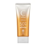 Meishoku C Vita Sunscreen Cream SPF50+, cremă de protecție solară cu o textură catifelată, ușoară, 50 g