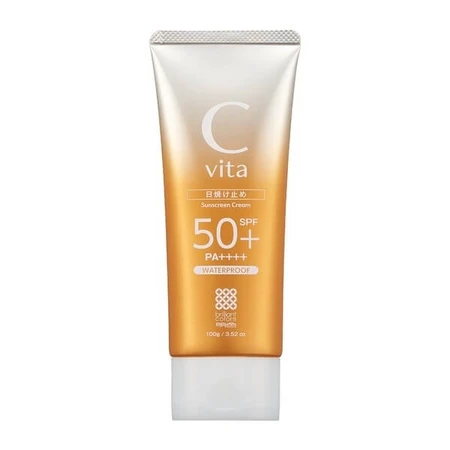 Meishoku C Vita Sunscreen Cream SPF50+, cremă de protecție solară cu o textură catifelată, ușoară, 50 g