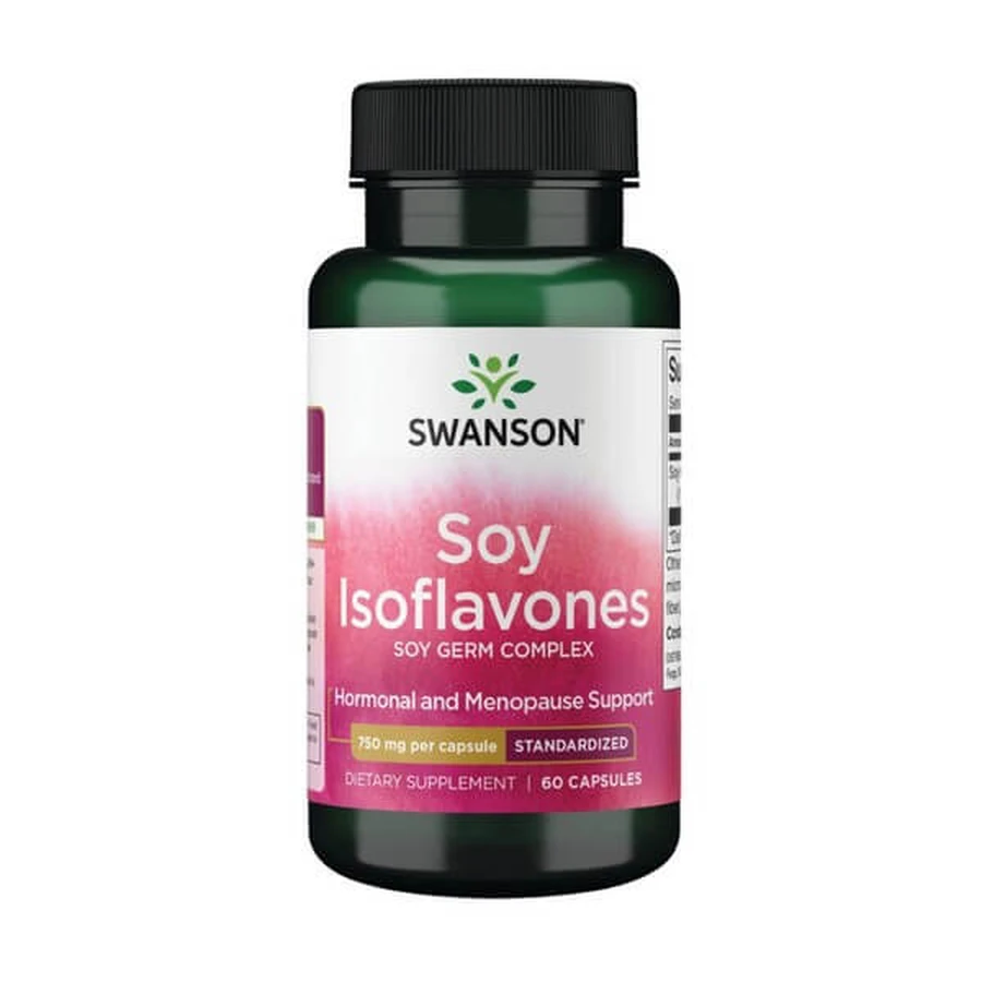 Swanson Soja-Isoflavone, Kapseln, 60 Stück.