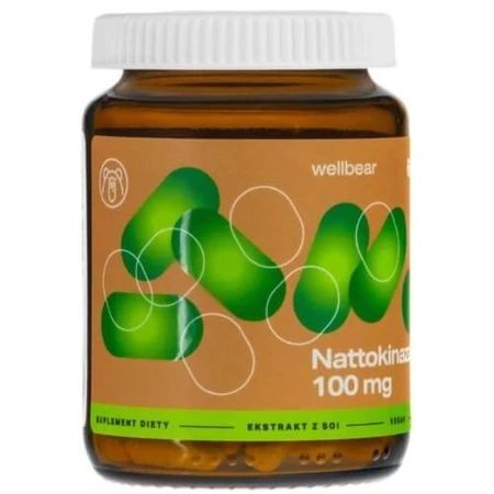 Wellbear Nattokinaza 100 mg, kapsułki, 60 szt.: ceny i cechy