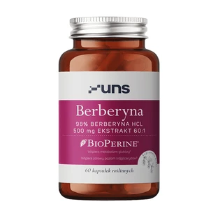 Uns Berberin + Bioperin, Kapseln, 60 Stück.